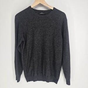 Rodd & Gunn Sweater Merino Wool Cashmere Blend Gray Pullover Crewneck Men Medium